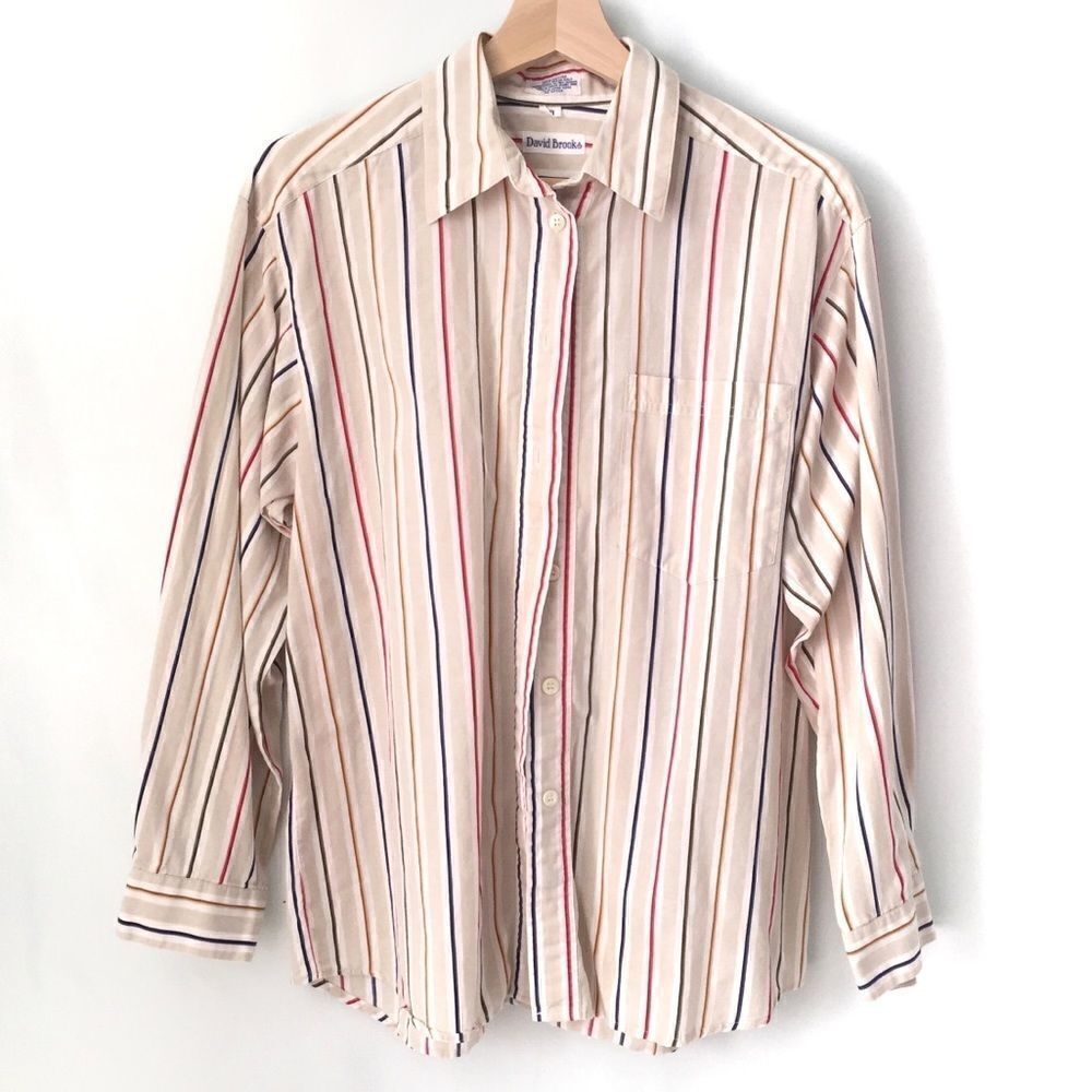 Vintage David Brooks Button Down Shirt in Size 10